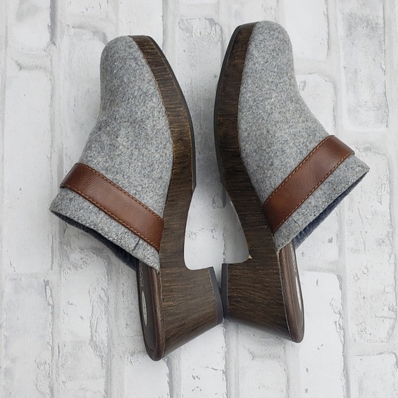 Dr. Scholl's Light Grey Jessa Memory Foam Mule/Clog Shoes 7M - Picture 11 of 12